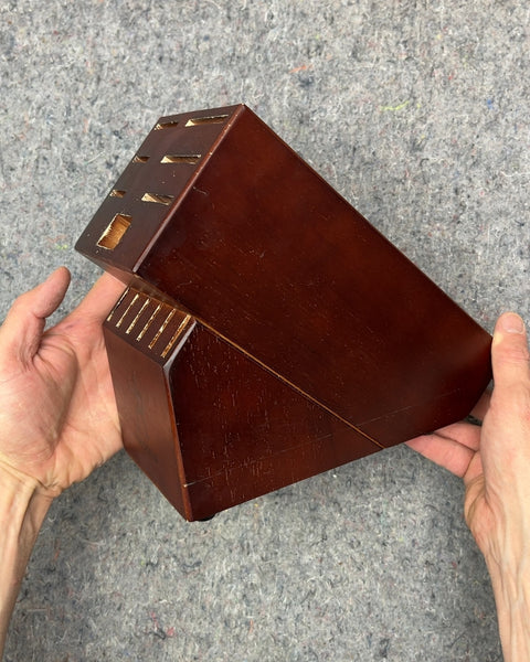 Henckels Dark Wood Knife Block