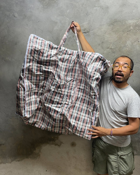 Bigass Plaid Reusable Storage Bag