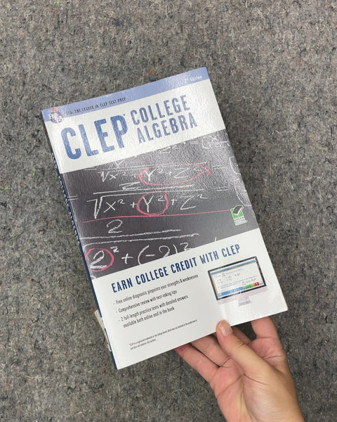 CLEP College Algebra Test Prep Book