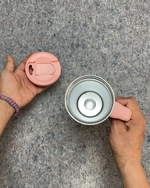 Zak! Pink Mug with Lid