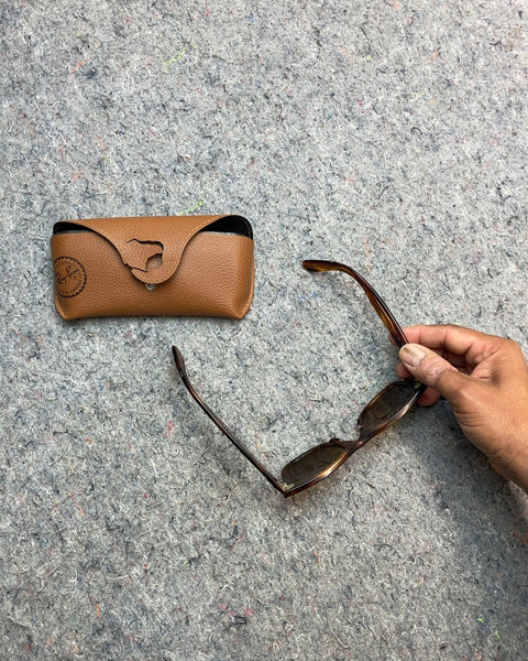 Ray-Ban Brown Sunglasses with a Screw Missing