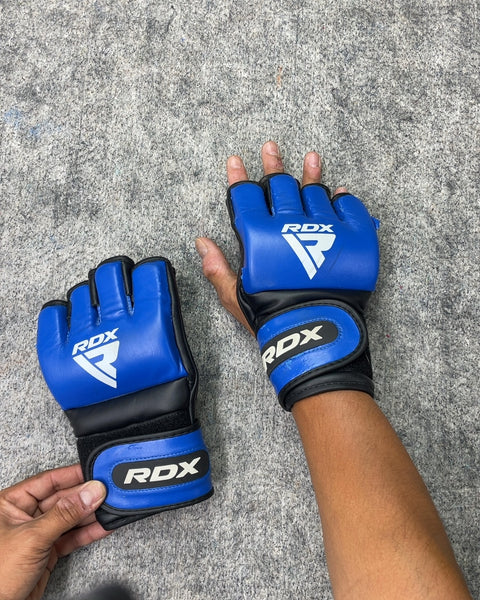 RDX Blue MMA Training Gloves, 4oz