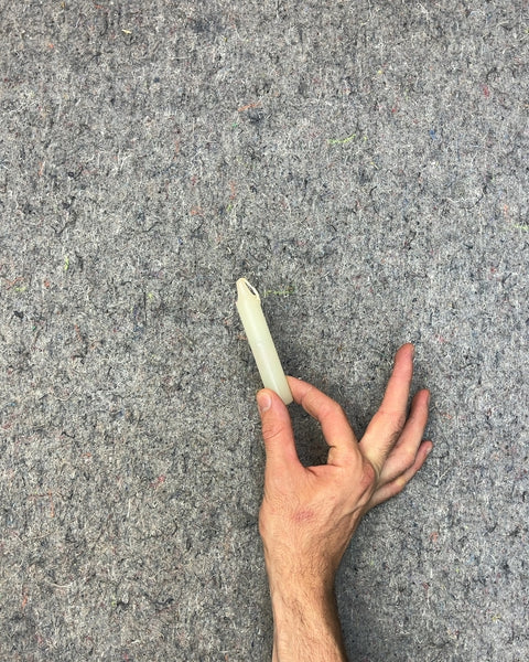 White Taper Candle