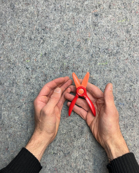 Fiskars Red and Orange Plastic Kids Scissors