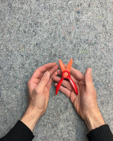 Fiskars Red and Orange Plastic Kids Scissors