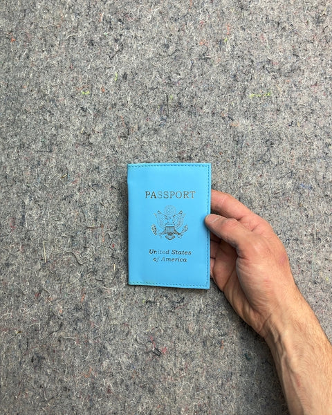 Light Blue United States of America Passport Cover