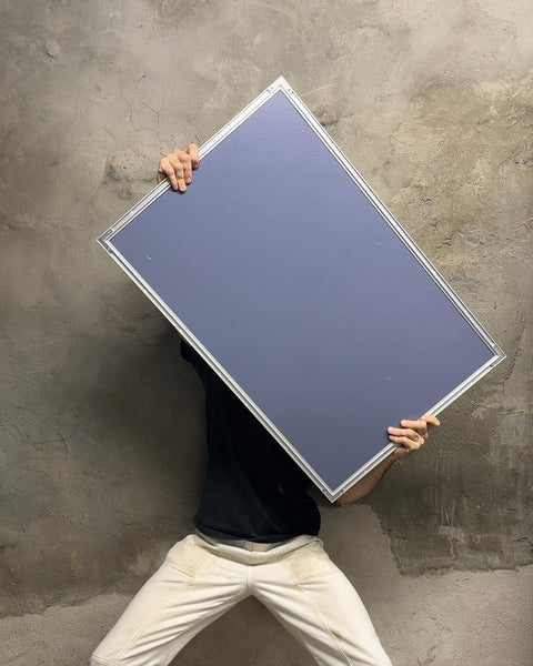 Bigass Cork Board with Silver Frame, 23x35"