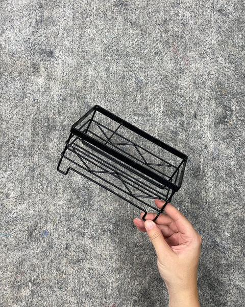 Black Wire Storage Basket, 7 x 4 in