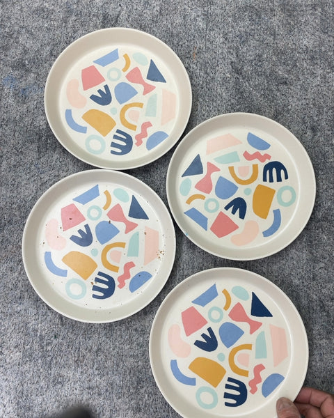 Pillowfort Bamboo Melamine Plates