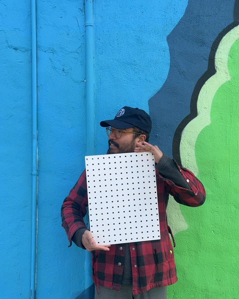 White Pegboard, 13x16"