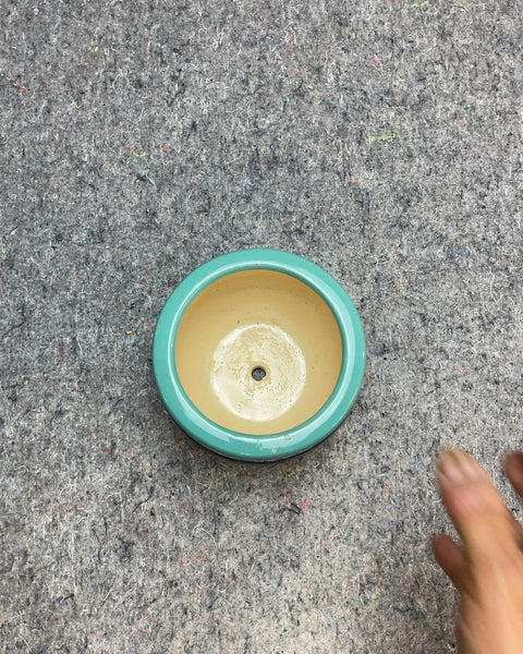 Striped Ceramic Planter