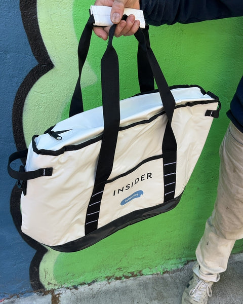 Insider White Cooler Bag (The Label Can Easily Be Removed)