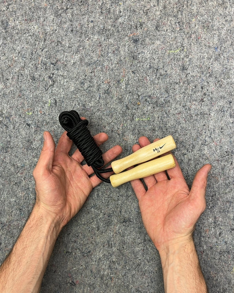 Nike Jump Rope with Wood Handles