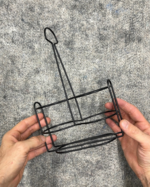 Black Metal Wire Condiment Caddy