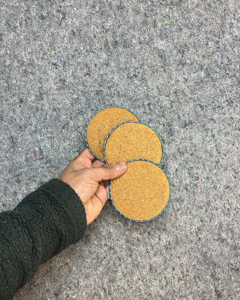 Set of Three Decorative Coasters