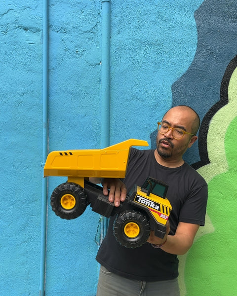 Yellow Toy Dump Truck