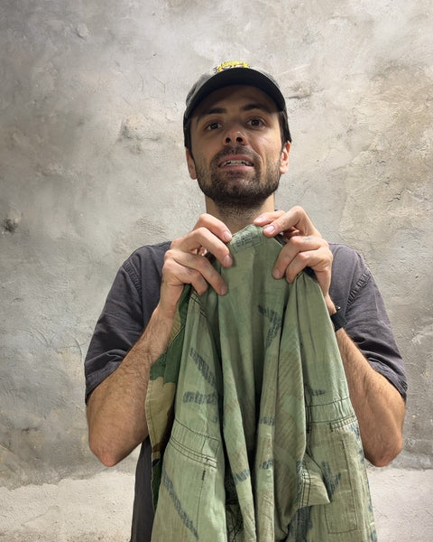 Military Button Up Shirt, Size S