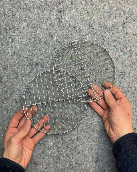 Two Round Wire Cooling Racks, W8"