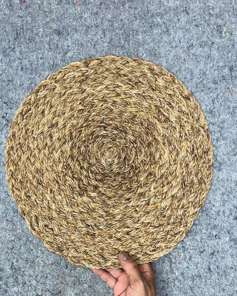 Another 2 Rattan Jute Placemats, 15"