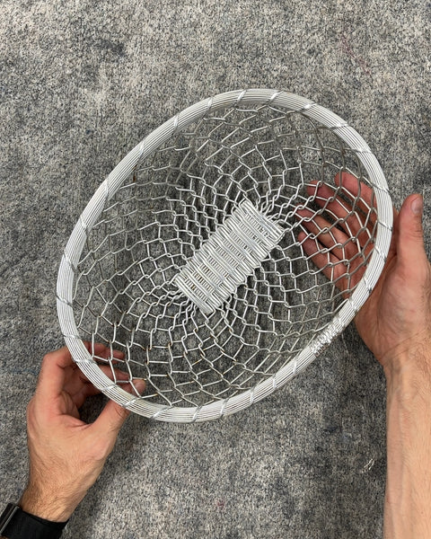 Silver Metal Wire Basket, 12"