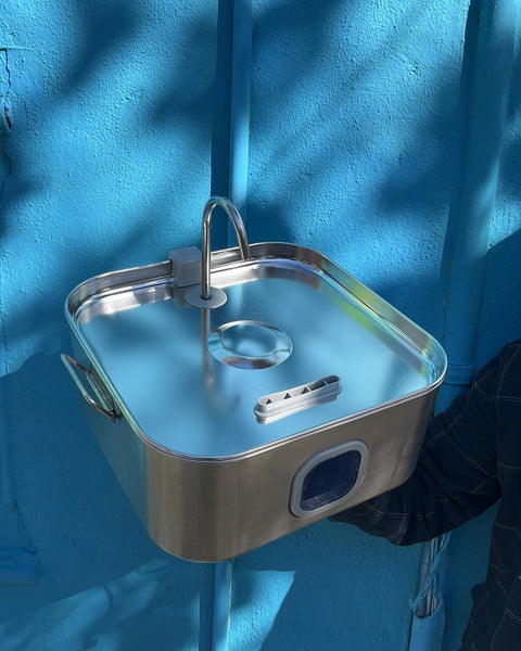Mailofy Stainless Steel Dog Water Fountain, 12L