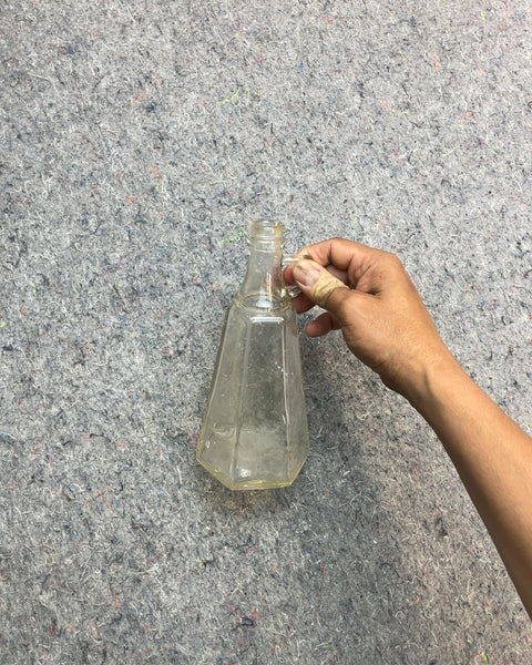 Clear Glass Syrup Dispenser Bottle