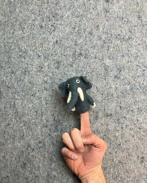 Elephant Finger Puppet