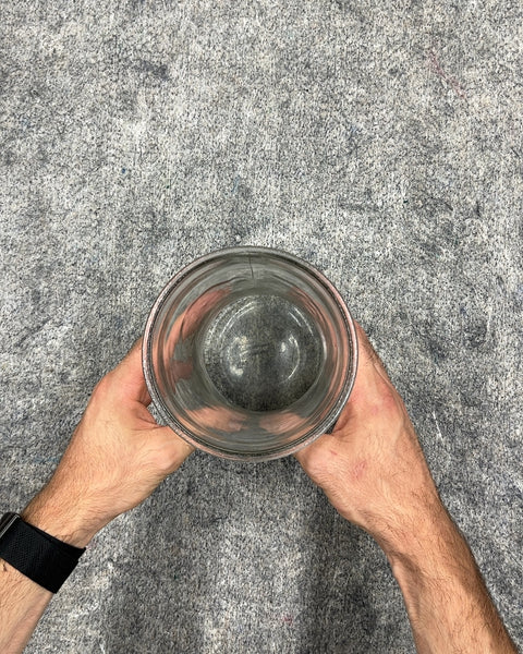 Clear Glass Vase, H8"