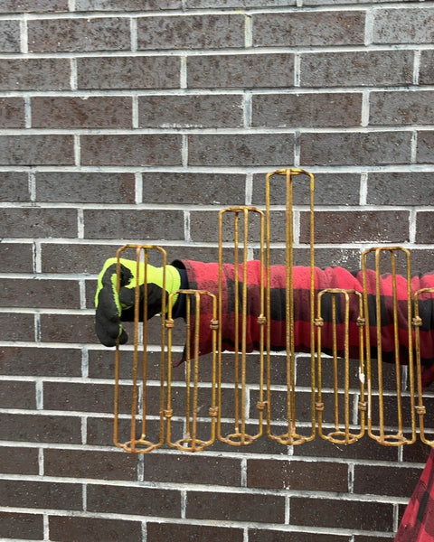 Cool Metal Candles Holder Row