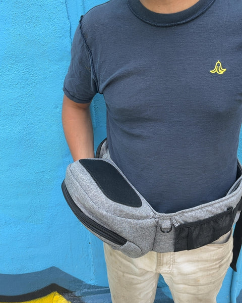 Tushbaby Grey Hip Seat Baby Carrier