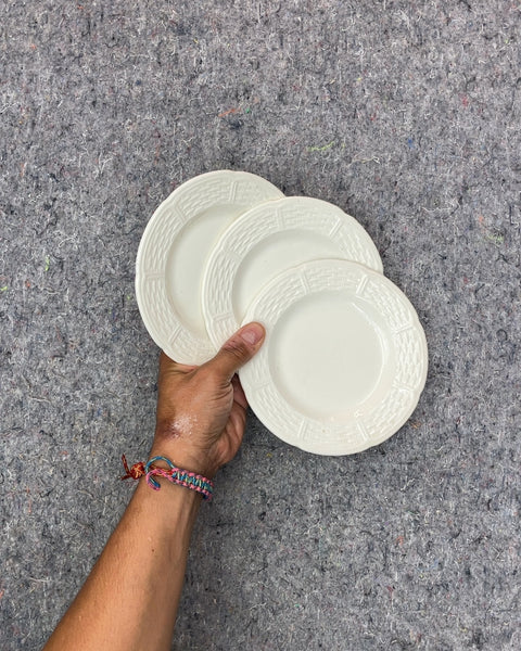 Lil' Embossed Ceramic Plates