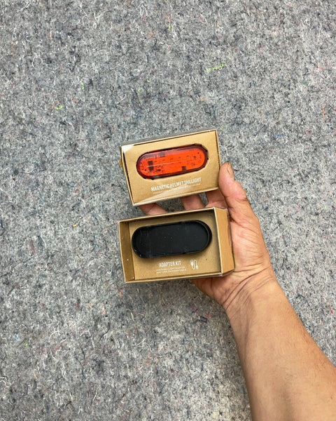 Magnetic Helmet Taillight with Adapter Kit