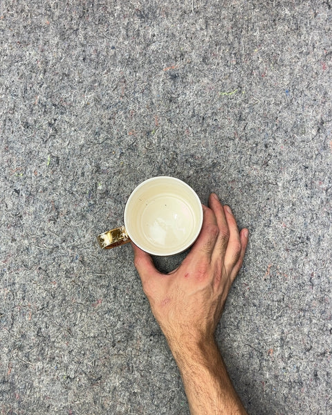 Anthropologie Bistro Tile Garden Edition Mug