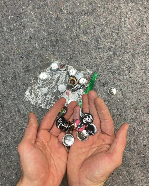 Assorted Rock Pinback Buttons
