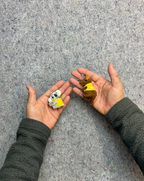 Koala and Kangaroo Keychain Set