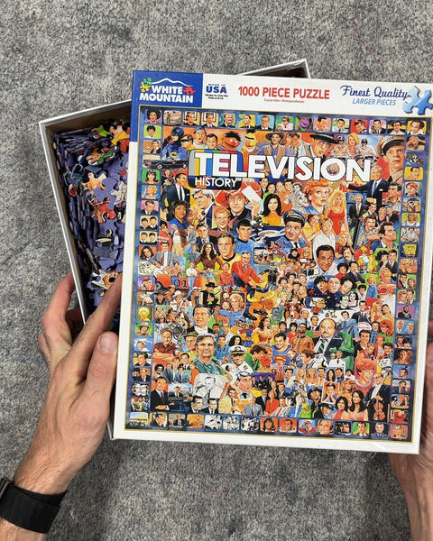 White Mountain Television History 1000 Piece Puzzle