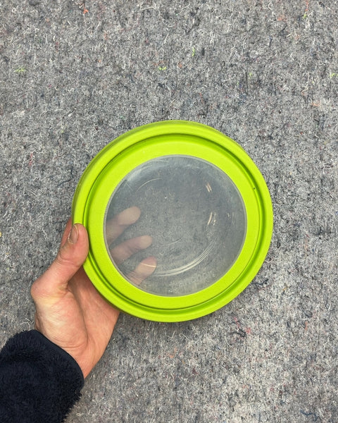 Anchor 1.5Qt Glass Bowl with Green Lid