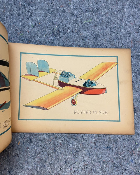 Vintage Airplane Coloring Books