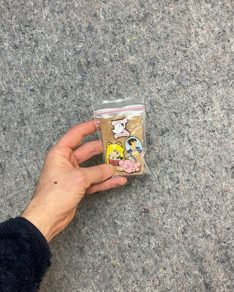 Fun Enamel Pins Including A Vulgar One, Set of 4