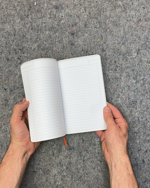 World Happy Green Lined Notebook
