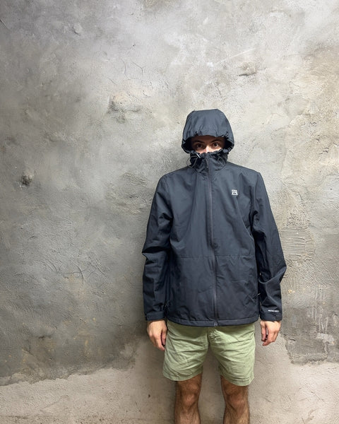Avalanche Black Windbreaker Jacket, Size M