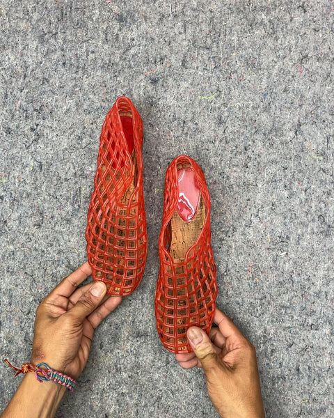 Ecetana Jelly Sandals, Sz 7 F