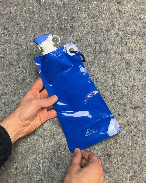 Uequals!! Blue Collapsible Water Bottle