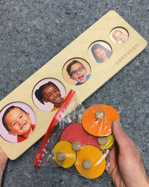 Lovevery Wooden Circle Puzzle Board