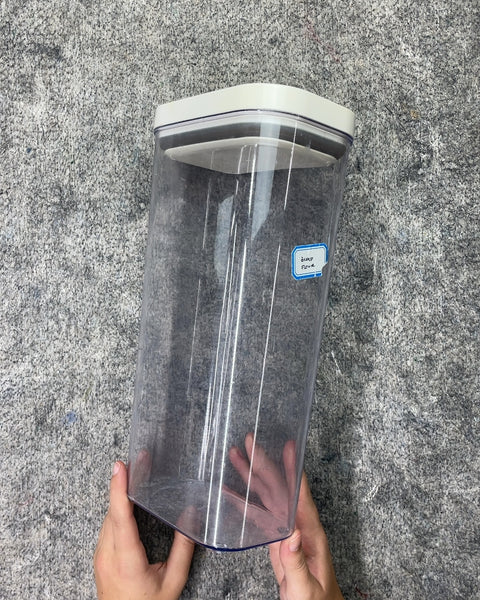 Clear Plastic OXO Food Storage Container, 12 x 6 in
