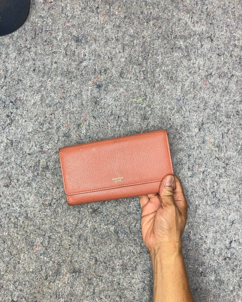 Oroton Pink Leather Wallet