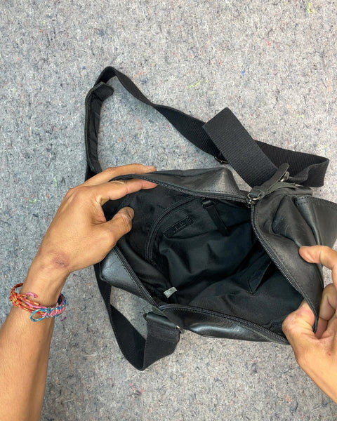Velez Leather Crossbody Bag