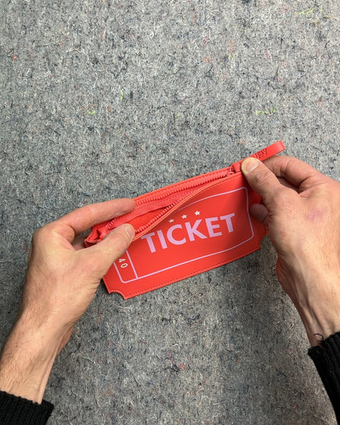 Red Ticket Pouch