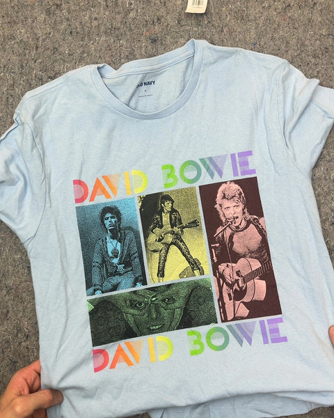 Brand New Old Navy David Bowie Graphic T-Shirt, Size S