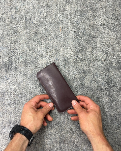 Brown Leather Glasses Sleeve